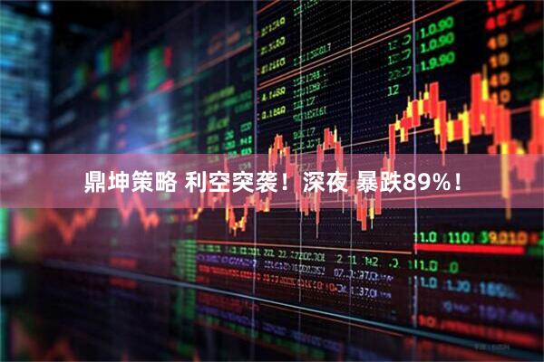 鼎坤策略 利空突袭！深夜 暴跌89%！