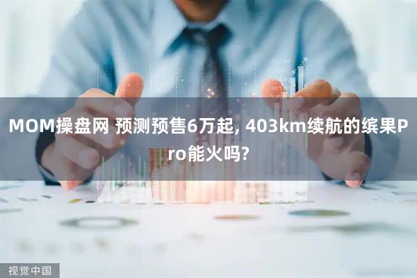 MOM操盘网 预测预售6万起, 403km续航的缤果Pro能火吗?